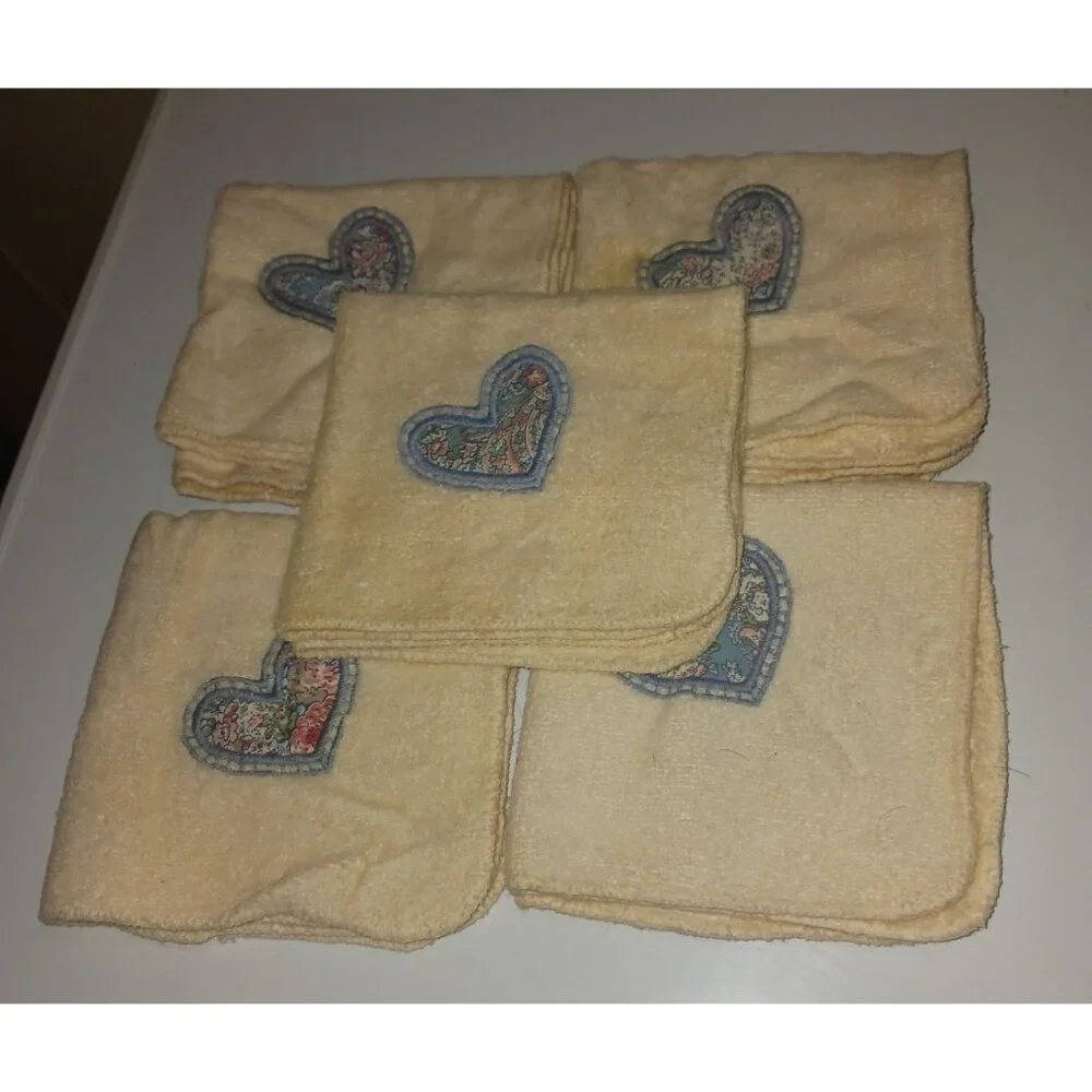 Jillian Rose Collection Wash Clothes Set of 5 Vintage